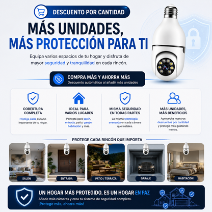 Cámara de Seguridad 360° Wifi