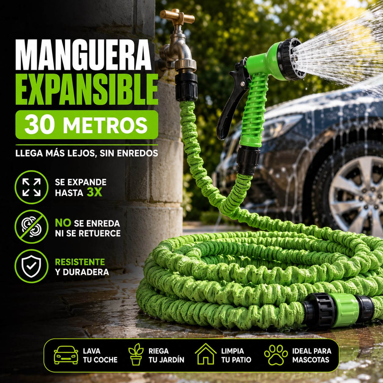 Manguera Ultra Compacta y Extensible