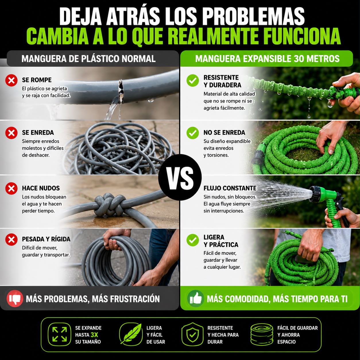 Manguera Ultra Compacta y Extensible