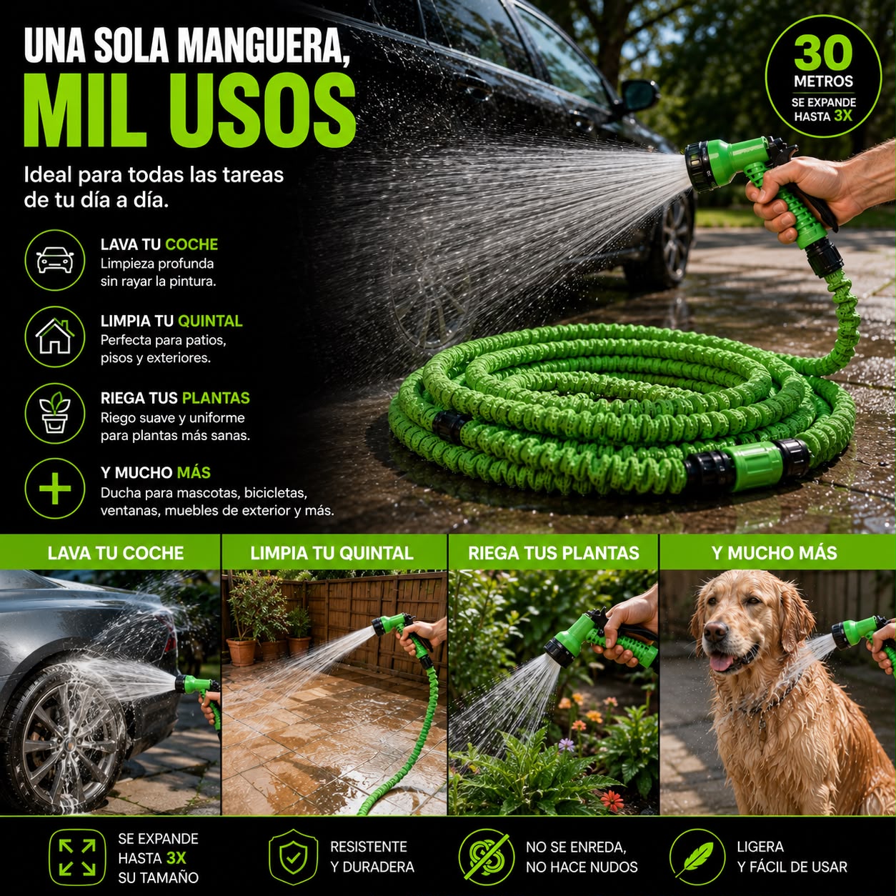 Manguera Ultra Compacta y Extensible
